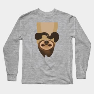 Upside down Sloth Long Sleeve T-Shirt